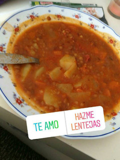 Una foto de Lentejas simples
