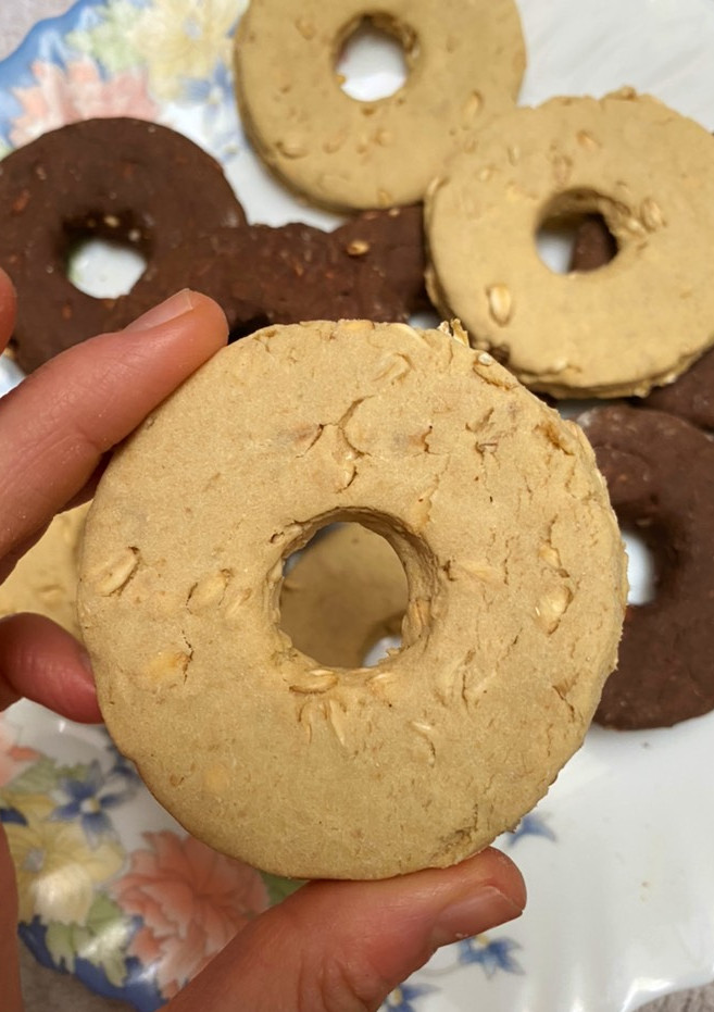 Una foto de Galletitas anillos saludables