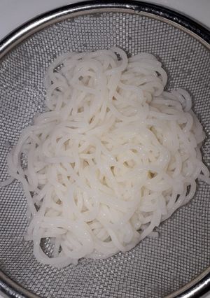 Hình của món Ăn dặm: bún tươi hữu cơ.