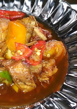 Foto resep Ikan asin talang asam manis