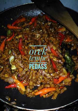 Foto resep Orek Tempe pedassss