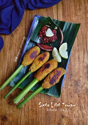 Foto resep Sate Lilit Versi Tempe (Khas Bali)