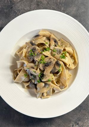 Foto di Tagliatelle Panna e Funghi