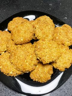 Una foto de Galletas de avena y mantequilla de cacahuete