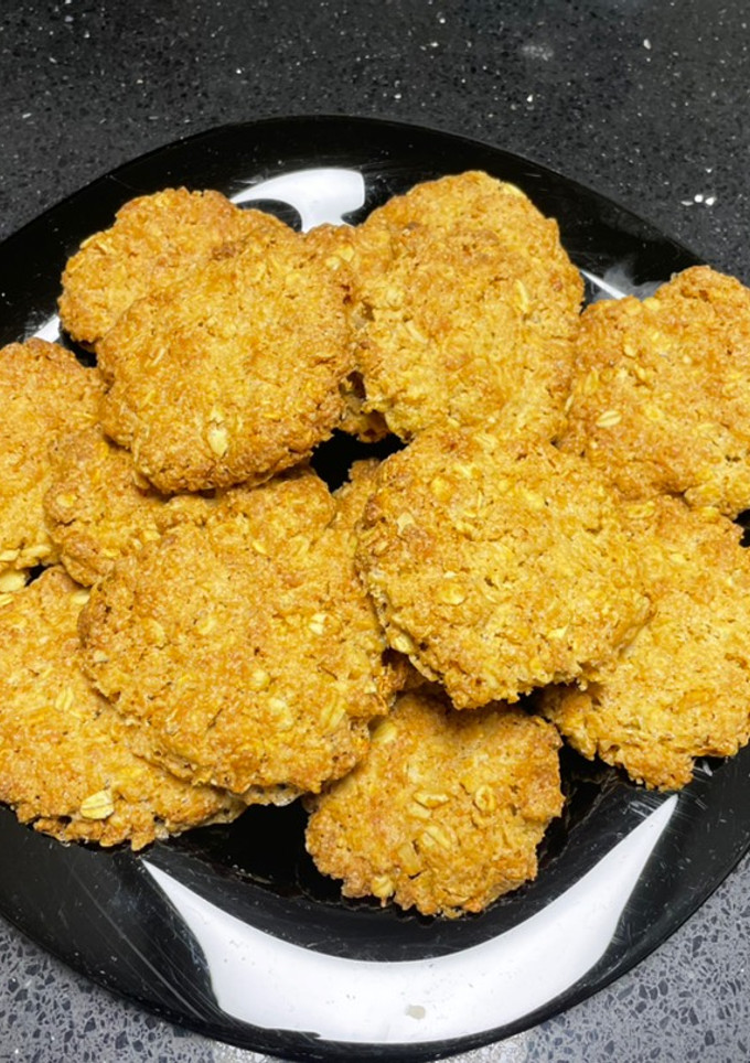 Una foto de Galletas de avena y mantequilla de cacahuete