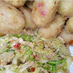 A picture of Yam balls.