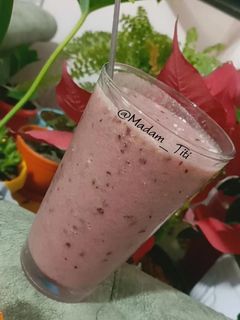 عکسی از دستور اسموتی گیلاس طالبی و موز 🍒🍈🍌