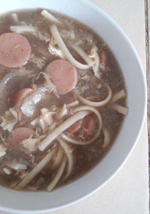 Foto resep Sup Fettucini Lada Hitam