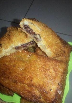 Foto resep Roti goreng isi coklat