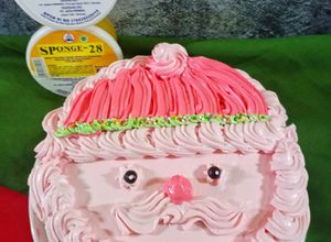Foto resep Santa Claus Cake (Sponge Cake)
