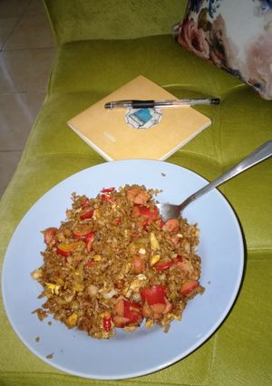 Foto resep Nasi goreng sosis kecap