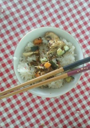 Una foto de Encurtidos para arroz japonés