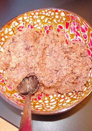 Une photo de Tapenade à l'okara (vegan)