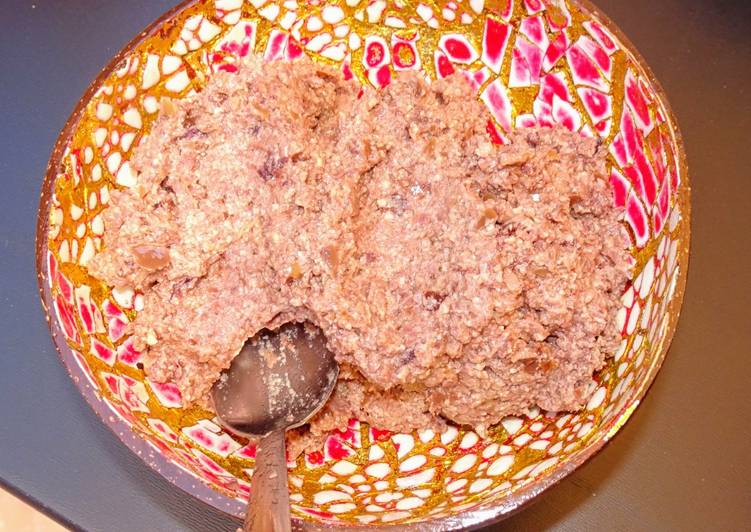 Recette de Récompense-gagner Tapenade à l&#39;okara (vegan)