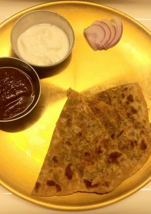 A picture of Sattu Paratha.