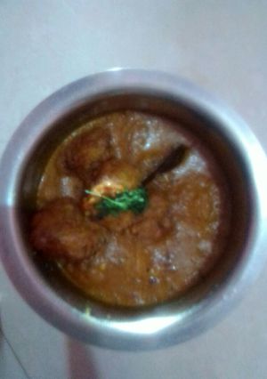 A picture of Lauki Kofte.