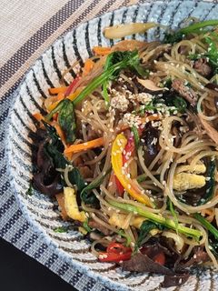 Hình của món MIẾN TRỘN HÀN QUỐC | JAPCHAE | 잡채.
