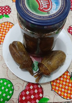 عکسی از دستور ترشی بادمجان🤪🤤