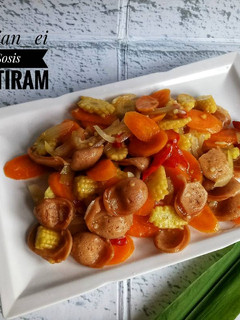 Foto resep Cah Sosis Saus Tiram