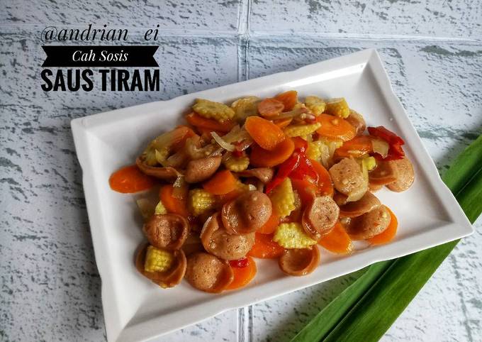 Resep Cah Sosis Saus Tiram oleh Bunda Ei Cookpad