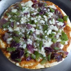 A picture of Veg pizza.