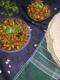 White lobia's Dry Curry / Black eyed Bean's Curry