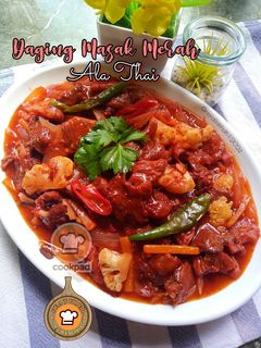 Gambar Daging Masak Merah Ala Thai