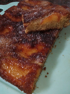 Una foto de Torta invertida de manzana en flip essen