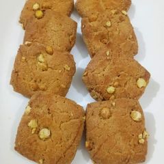 Roasted Chana Dal Besan Cookies A picture of Roasted Chana Dal Besan Cookies.