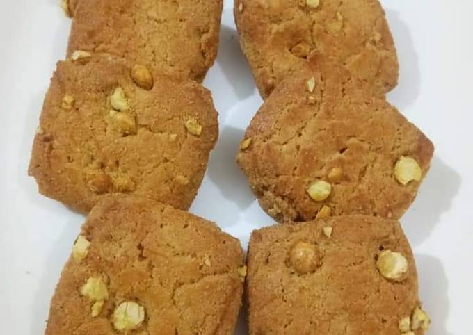 Roasted Chana Dal Besan Cookies