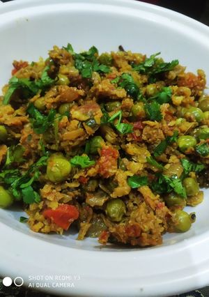 A picture of #gobhi keema.