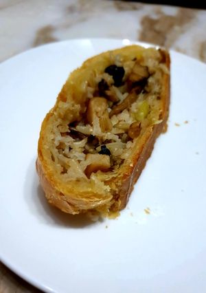 A picture of Mushroom Coulibiac.