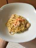 Spaghetti Aglio E Olio With Shrimp