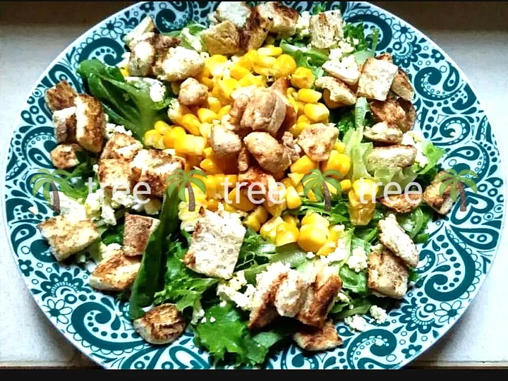 Langkah Mudah untuk Menyiapkan Resep Caesar Salad My Version yang  Bikin Ketagihan Anti Ribet, Lezat