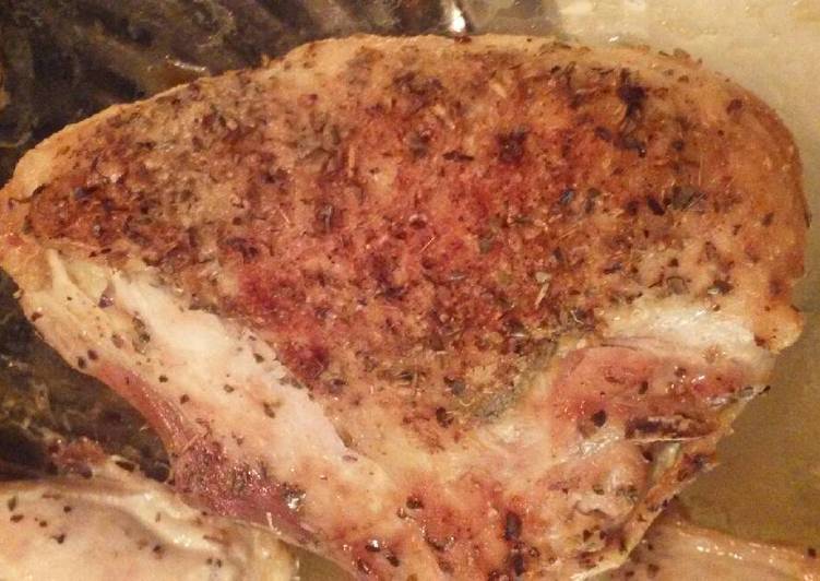 Steps to Make Super Quick Homemade Garlic roasted chicken