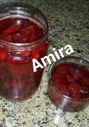 صورة لوصفة مربى الفراوله باسهل طريقه