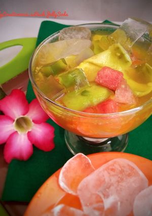 Foto resep ES buah jelly soda