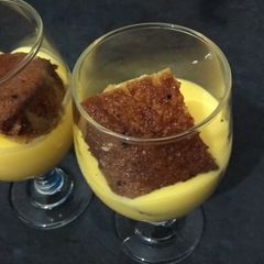 A picture of Microwave Malva pudding.