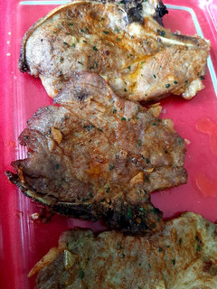 Una foto de Chuletas de cerdo al horno