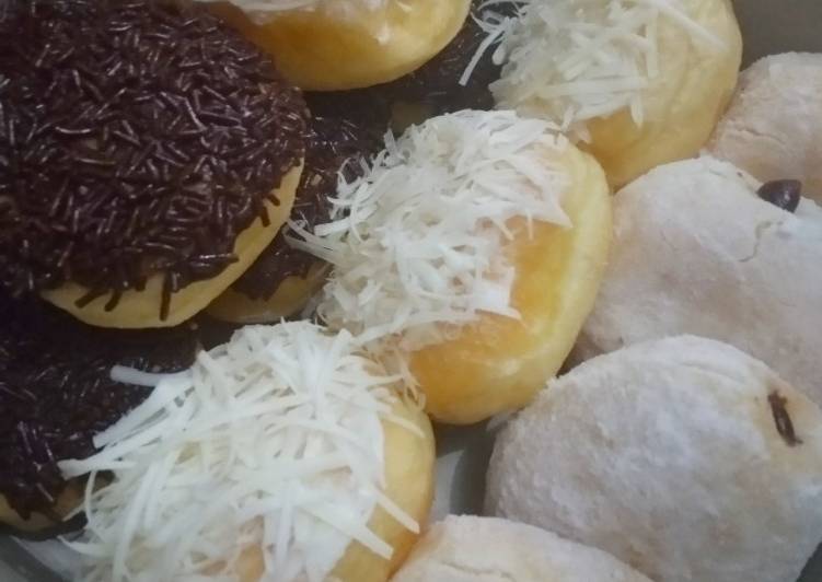 Rahasia Membuat Bomba donat isi, Enak Banget