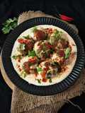 Dahi Vada (Fried Lentil Dumplings In Spiced Yogurt)