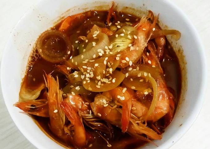 Resep Udang Saus Teriyaki Madu Oleh Ai Ling Cookpad