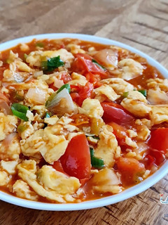 Foto resep Orak Arik Telur Tomat