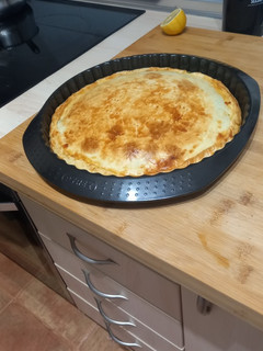 Una foto de Tarta de verdura con brócoli y espinaca 😊 Súper deliciosa!