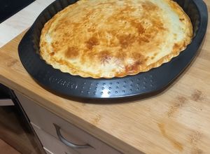 Una foto de Tarta de verdura con brócoli y espinaca 😊 Súper deliciosa!