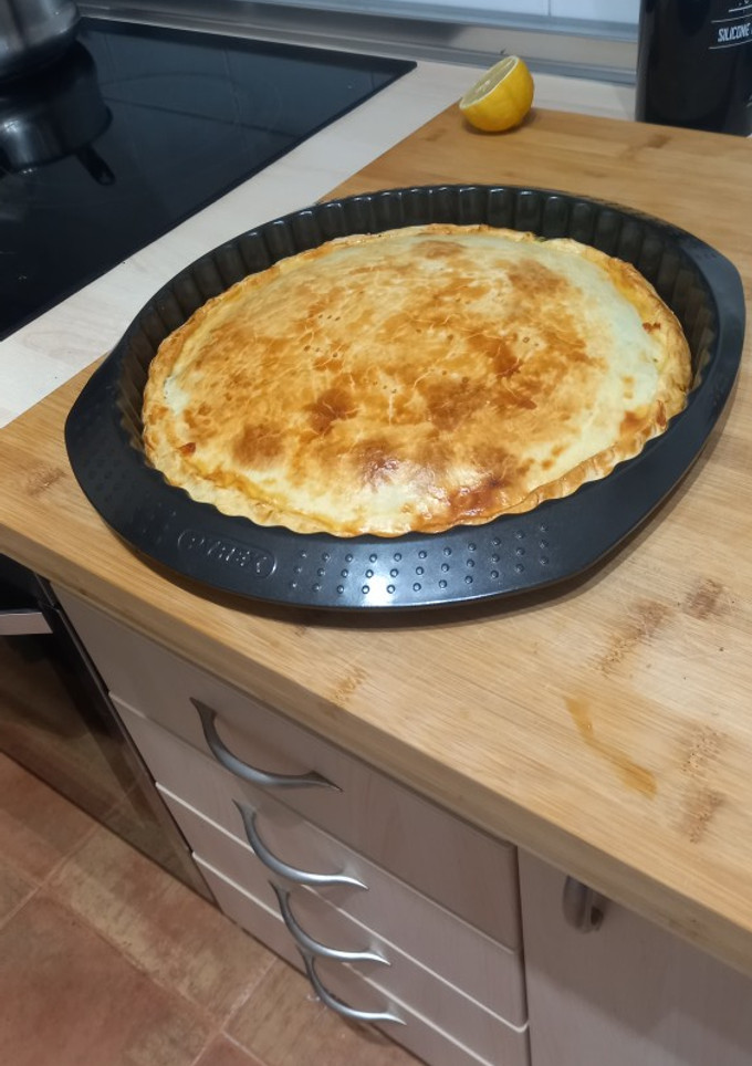 Una foto de Tarta de verdura con brócoli y espinaca 😊 Súper deliciosa!