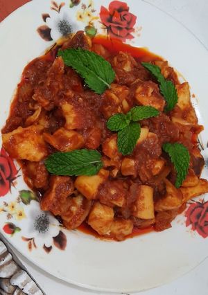 عکسی از دستور خوراک ماهی مرکب
