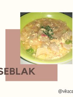 Foto resep Seblak Kerupuk Bakso Sederhana