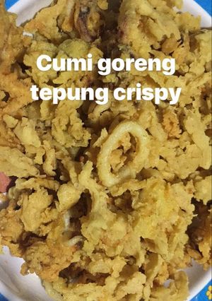Foto resep Cumi goreng tepung crispy