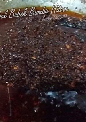 Foto resep Sambal Bebek Bumbu Hitam Madura